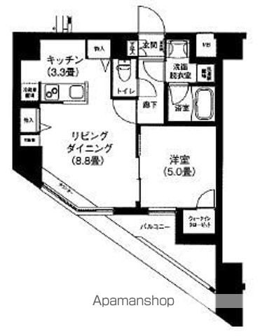 アイル　グランデ押上イースト 604 ｜ 東京都墨田区八広２丁目53-6（賃貸マンション1LDK・6階・41.31㎡） その2