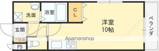 ベルファ古曽部の間取り写真