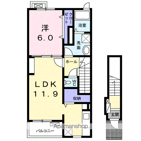 六角ＥＡＳＴの間取り