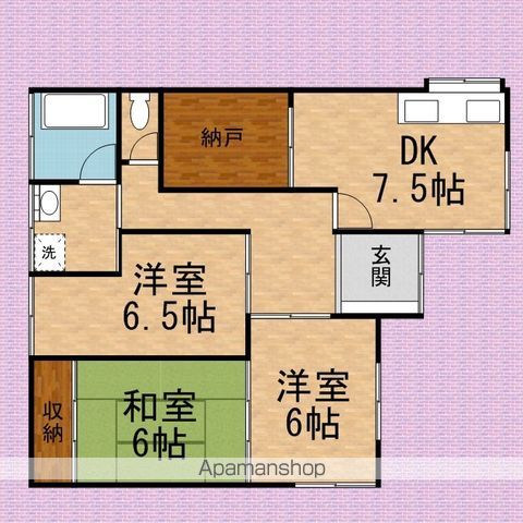中山宅貸家の間取り写真