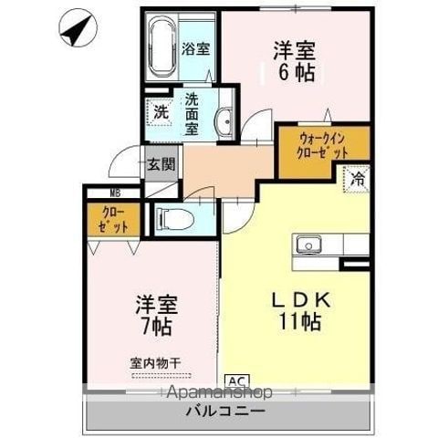 コンフォールIII番館の間取り写真