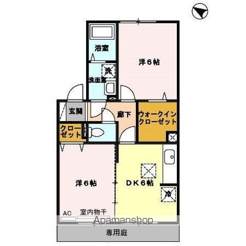 グランドソレイユの間取り写真