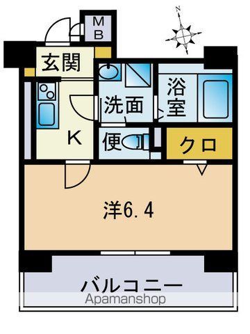 はれわたる大手門の間取り写真