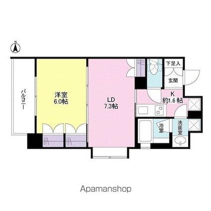 リバーレ池袋[1LDK/37.67m2]の間取図