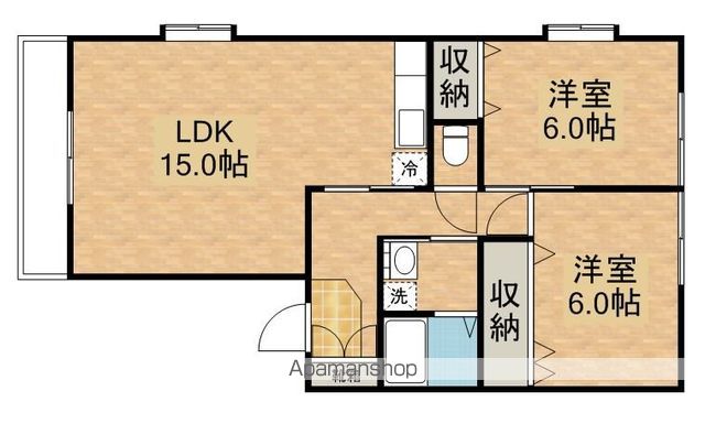 末吉大丸マンションA棟の間取り写真