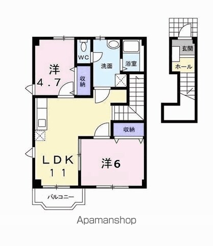 アビデ八久保の間取り写真