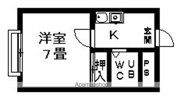 コーポAQAの間取り写真