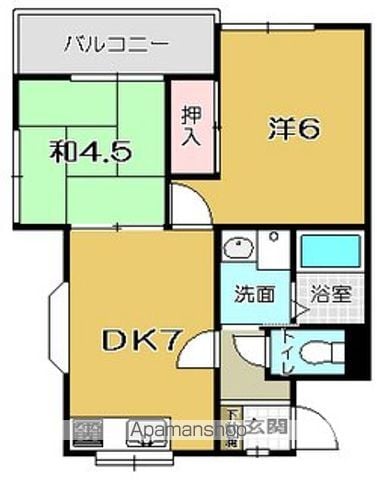 クリーンハイツの間取り写真
