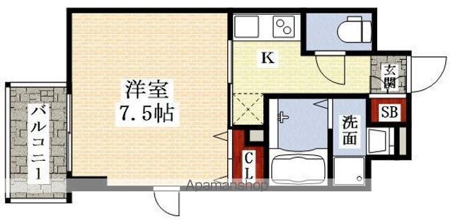 LA DOUCEUR 江坂IIの間取り写真