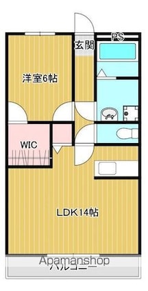 ＣＥＲＥＺＯ　２１[1LDK/48.6m2]の間取図