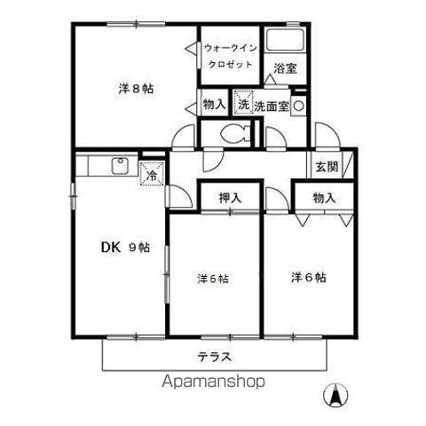 フォレストハイム A棟の間取り写真