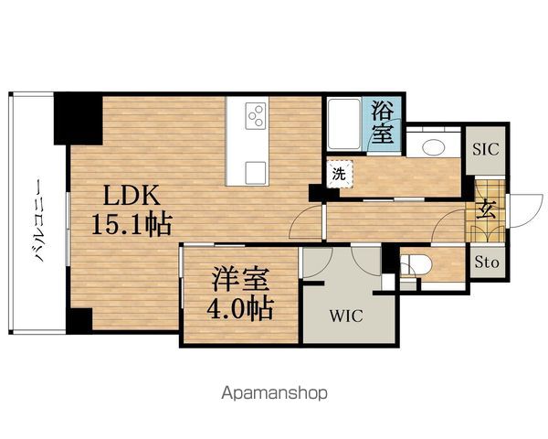 アーバネックス谷町四丁目の間取り写真