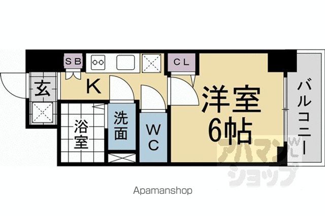 ファステート京都東寺フェイブの間取り写真