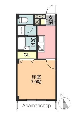 アンプルールフェールシャルマンの間取り写真