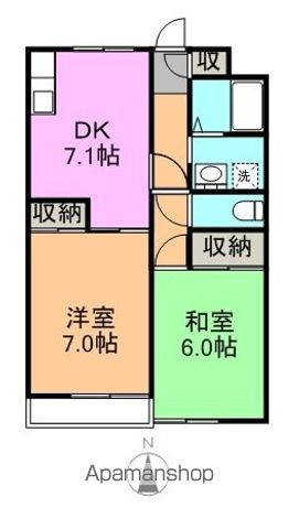 第一須走ハイツの間取り写真