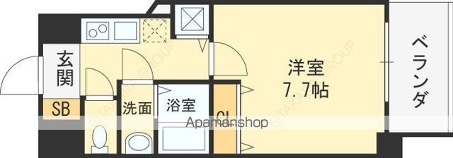 SーRESIDENCE緑橋駅前の間取り写真