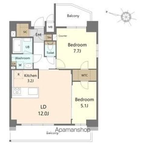 SーRESIDENCE上社南AMANTEの間取り写真