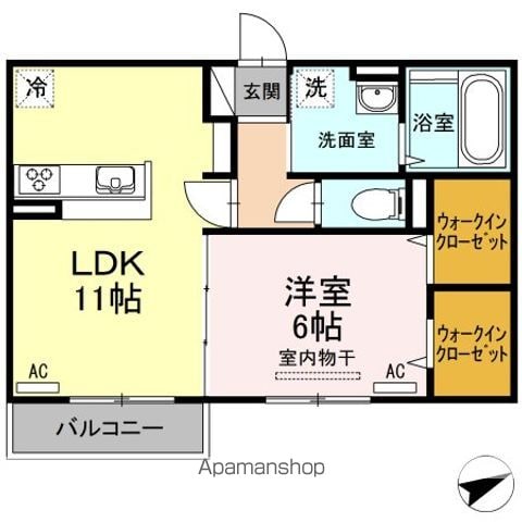 サンフラワー藍住の間取り写真