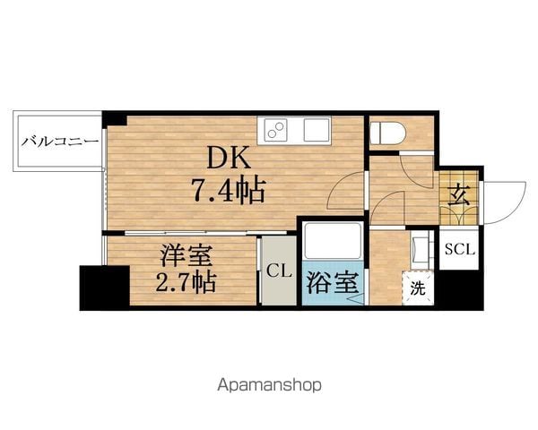 セレニテ谷町四丁目アリエの間取り写真