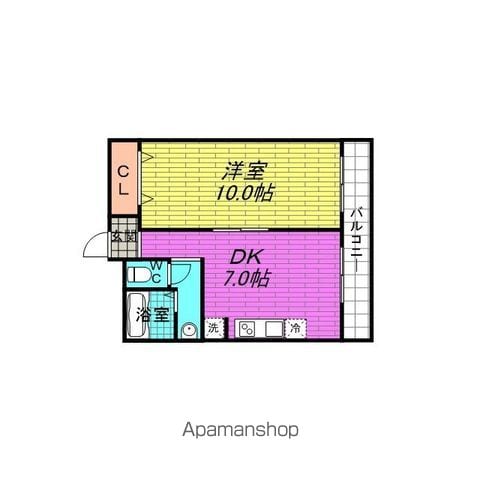 フェザー豊中マンションの間取り写真