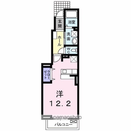 東京都武蔵村山市学園３丁目[1R/32.9m2]の間取図