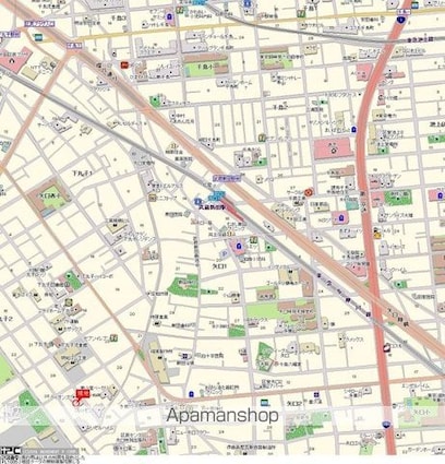 東京都大田区下丸子２丁目[1DK/24.64m2]の周辺