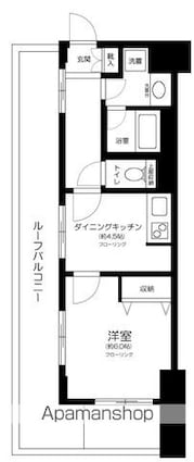 モア・クレスト上池袋[1DK/30.4m2]の間取図