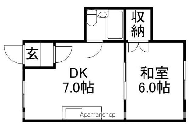 コーポ西村の間取り写真
