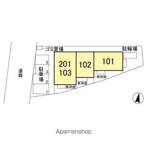 ＭＡＩＳＯＮ　ＥＭＩＬＥ　ＴＲＯＩＳ 201 ｜ 千葉県千葉市中央区塩田町654-2（賃貸アパート1LDK・2階・47.45㎡） その21