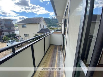 フォブール八栗[1LDK/40.04m2]のバルコニー