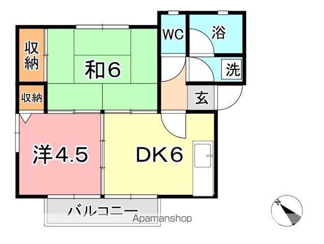 コアSKの間取り写真