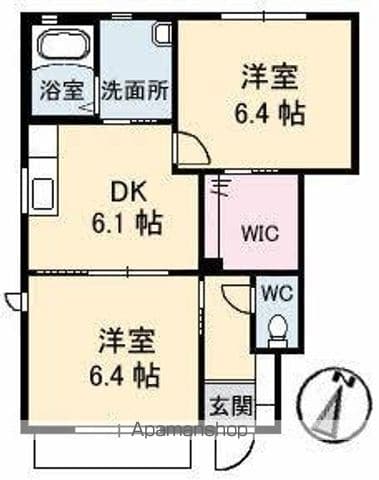 ディアスMUKAIの間取り写真