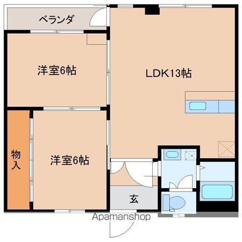 コーポ大泉の間取り写真