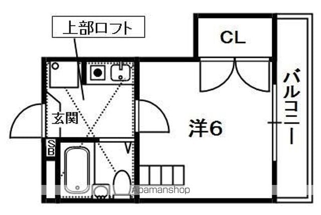 レオパレス光善寺第2の間取り写真