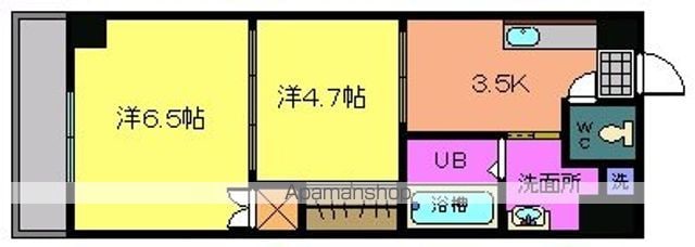 ディアコート大芝の間取り写真