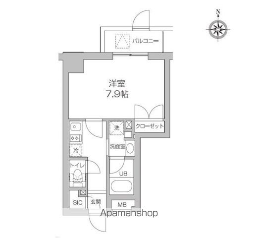 レジディア高円寺の間取り