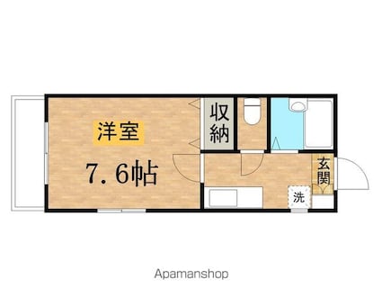 ＯＨマンション[1K/23.68m2]の間取図