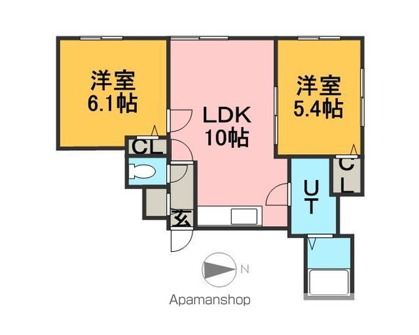 エスポワール円山の間取り写真