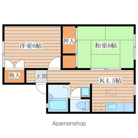 サンライズ館D棟の間取り写真