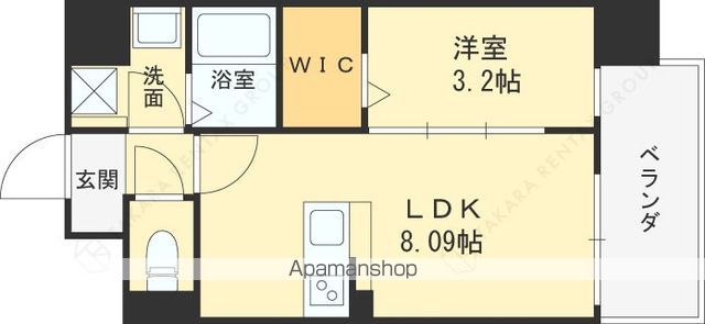 ALIVIS都島通の間取り写真