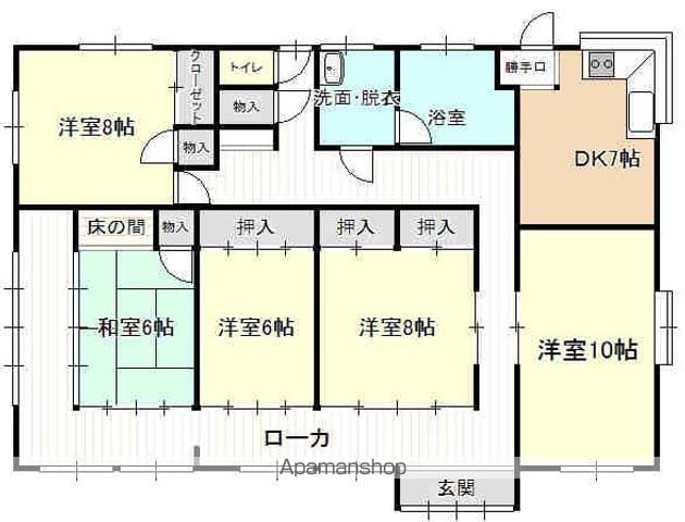 高橋貸家の間取り写真