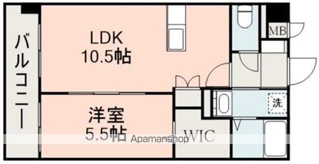 JARDIN MINIATURE田崎の間取り写真