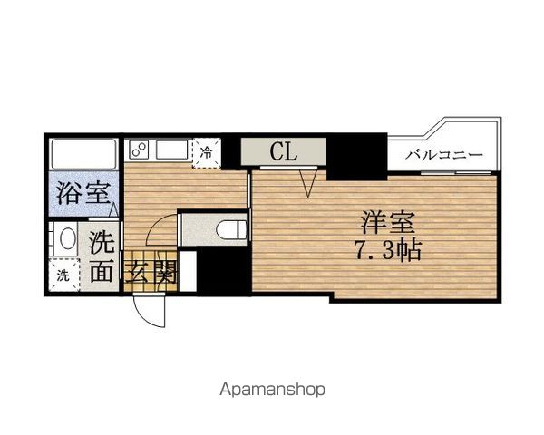 レジデンスSHINSAIBASHIの間取り写真