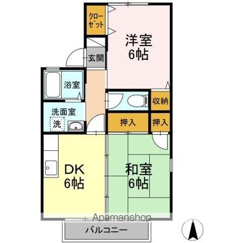 サニーヒル大峯台 A棟の間取り写真