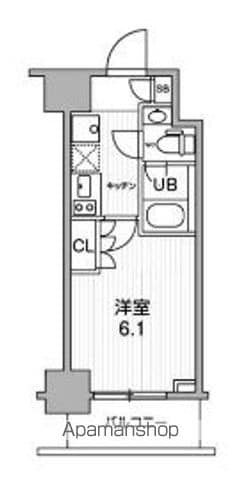 JMFレジデンス北品川の間取り写真