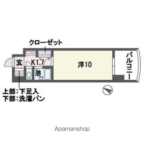 ソレアード薬院の間取り写真