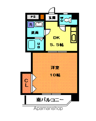 キャッスル千舟の間取り写真