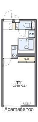 レオネクストかのう[1K/26.08m2]の間取図