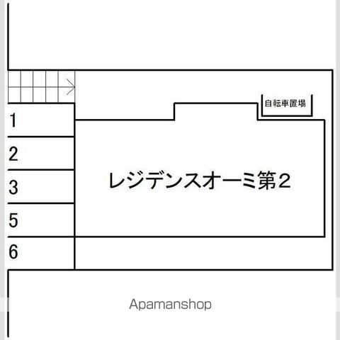 レジデンスオーミ第2の内装写真