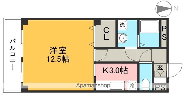 ブルージュ・TAKASONEの間取り写真